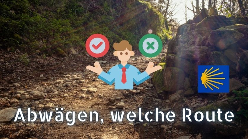 Jakobsweg Routen vergleichen